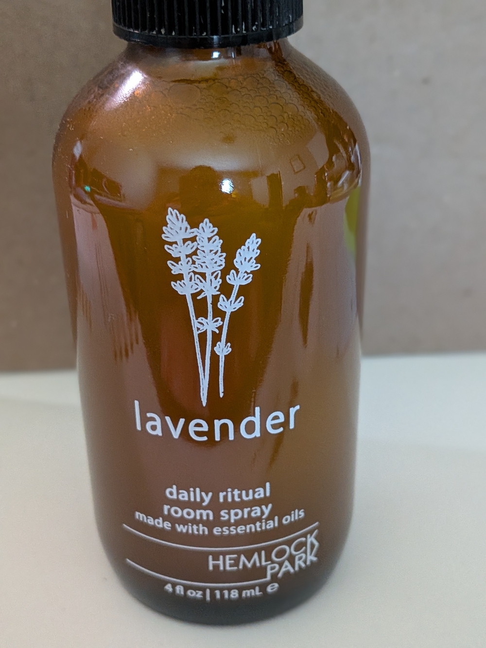 Hemlock Park Lavender Daily Ritual Room Spray - Amber